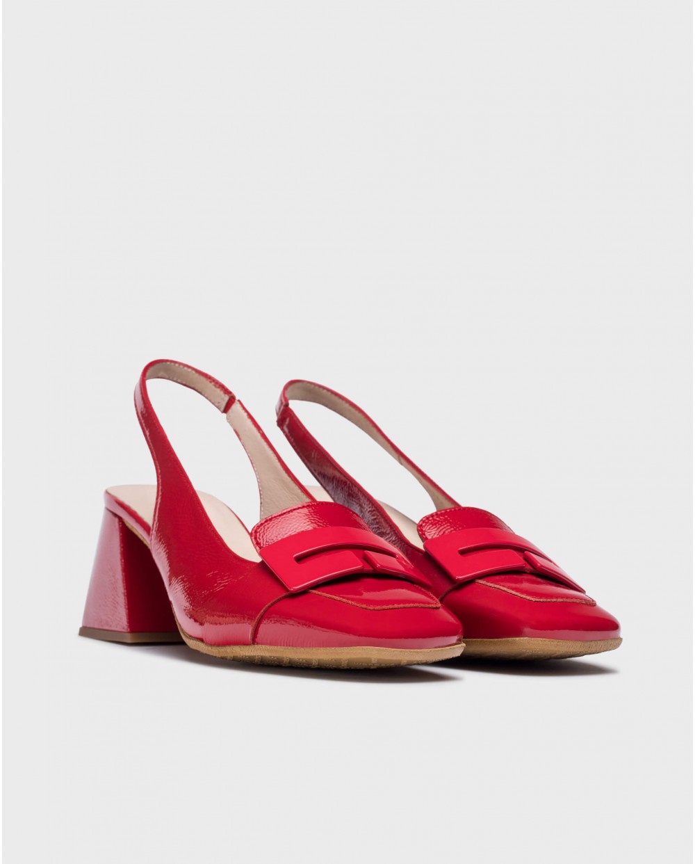 wonders Zapatos destalonados REBECA Rojos Rebajas baratas