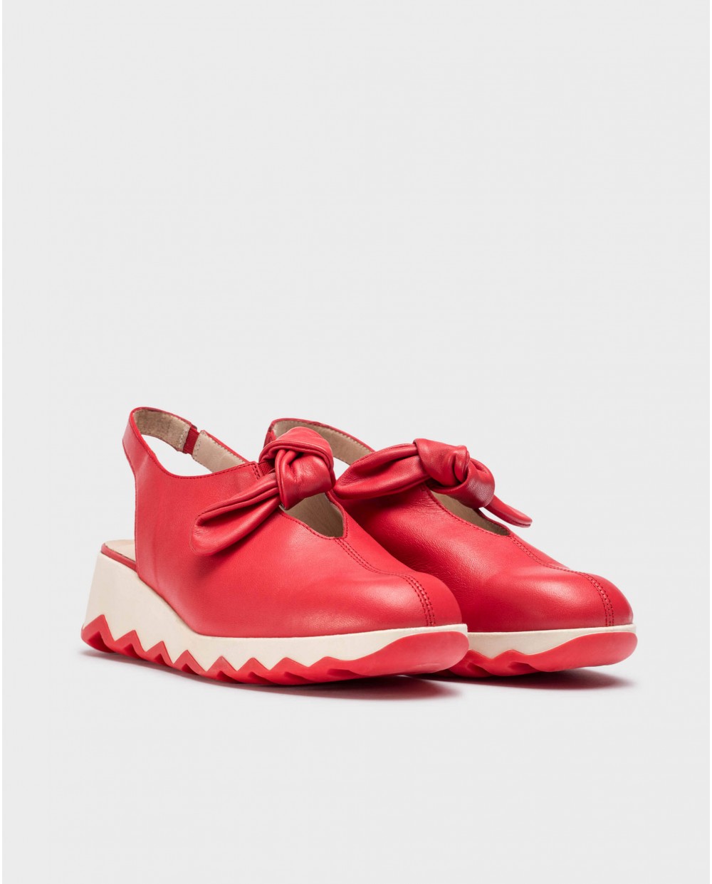 wonders Zapatos AIXA Rojos Rebajas de fábrica