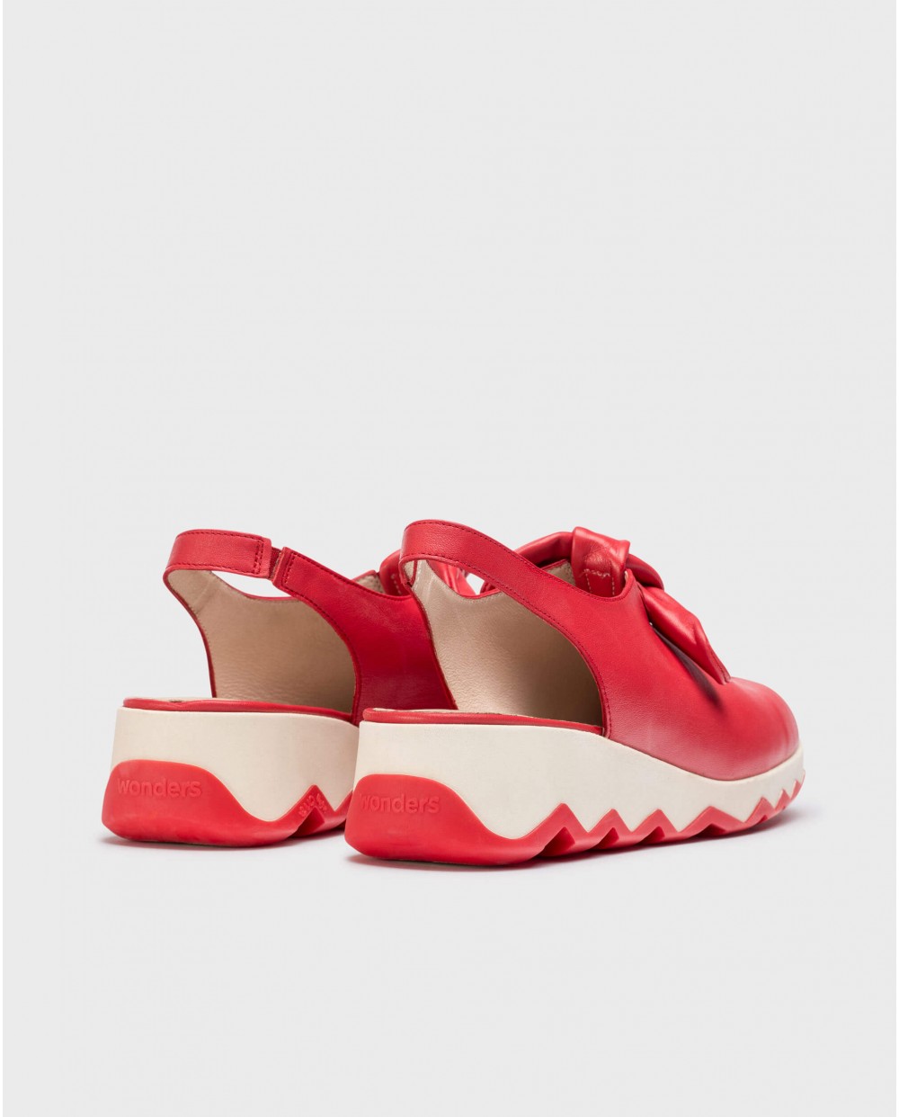 wonders Zapatos AIXA Rojos Rebajas de fábrica