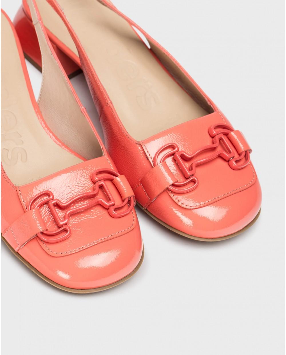 wonders Zapatos CHARO Coral Tienda