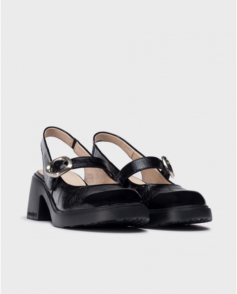 wonders Zapatos destalonados SORA Negros Mejor oferta
