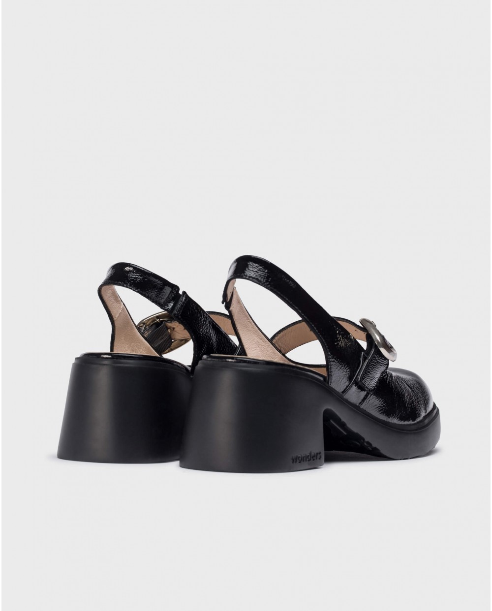 wonders Zapatos destalonados SORA Negros Mejor oferta