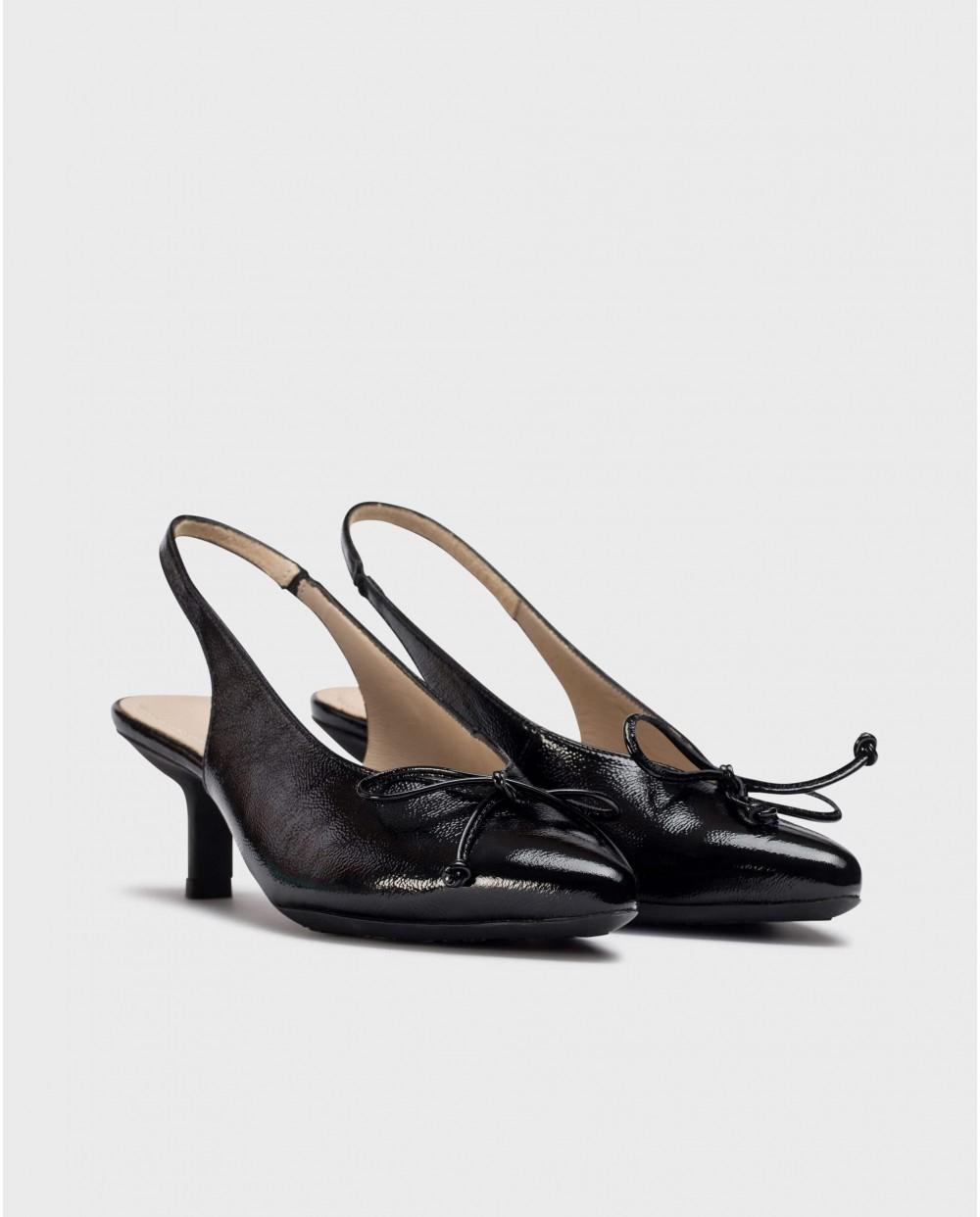 wonders Zapatos destalonados INGRID Negros Rebajas top
