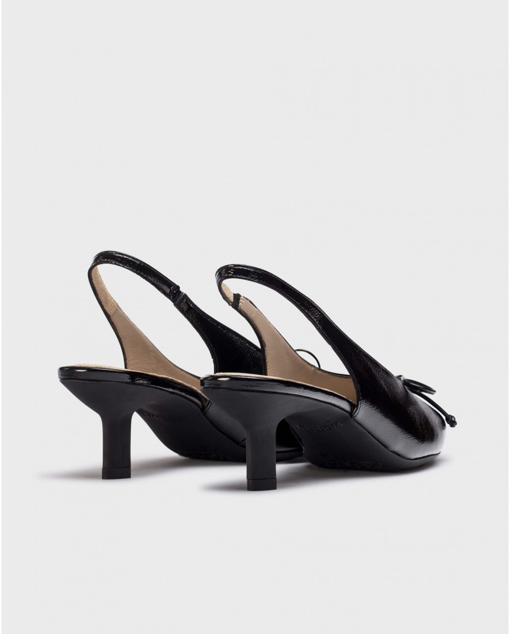 wonders Zapatos destalonados INGRID Negros Rebajas top