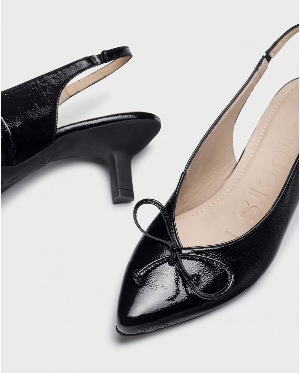 wonders Zapatos destalonados INGRID Negros Rebajas top