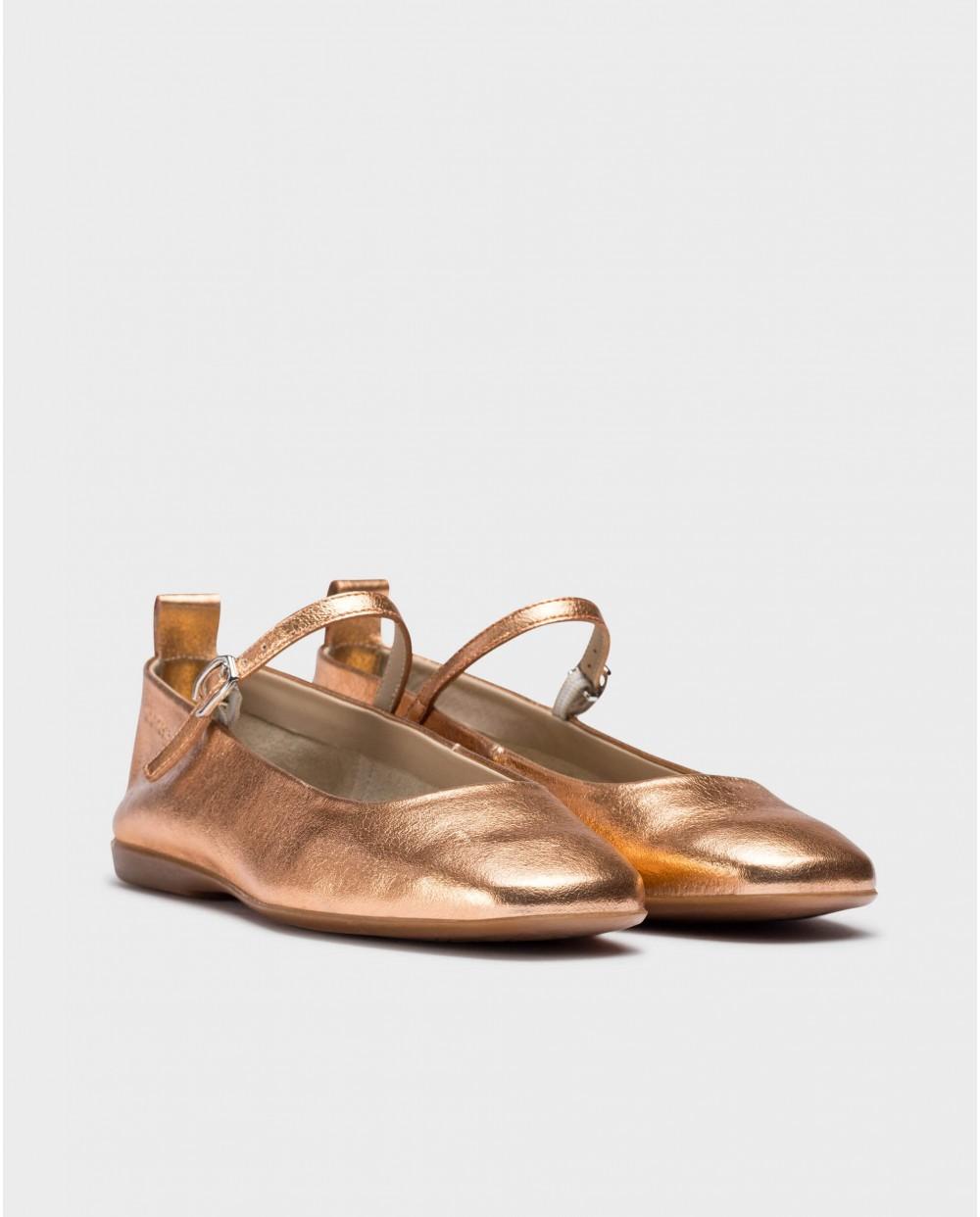 wonders Bailarinas SEUL Oro Rosa Liquidación