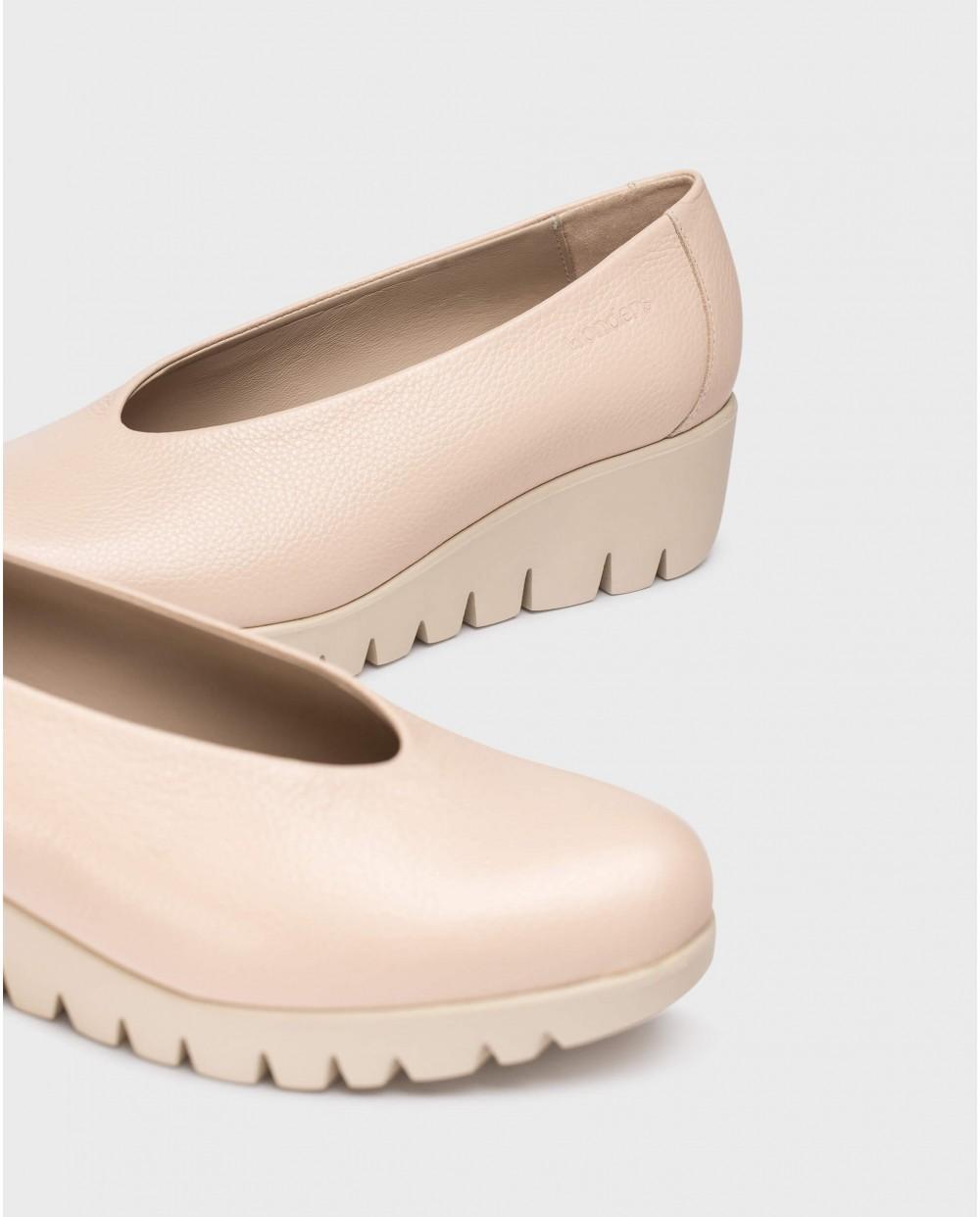 wonders Zapatos FLY Rosas Precios de Black Friday