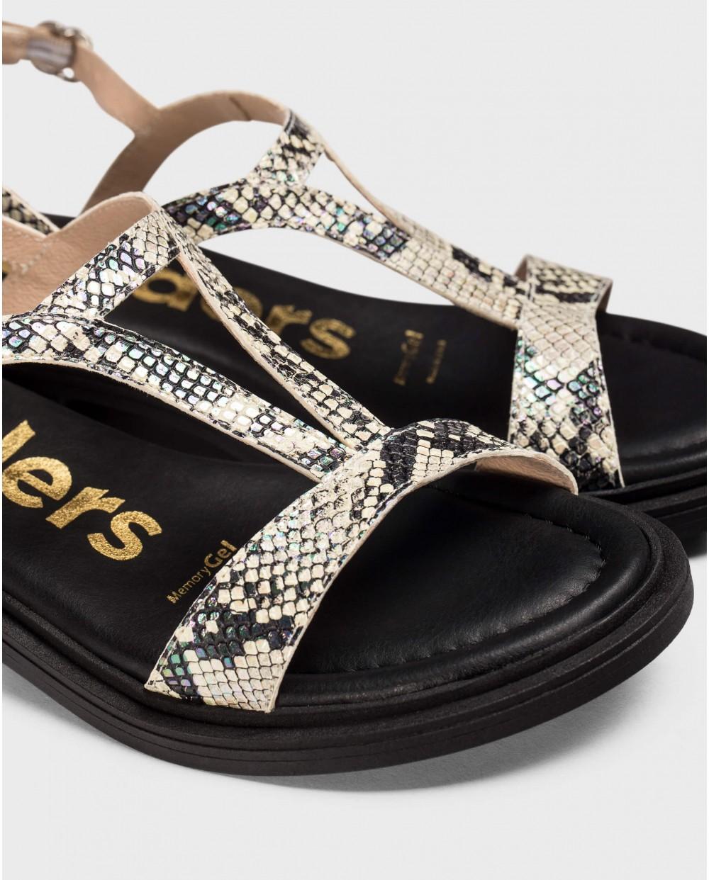 wonders Sandalias ANAHÍ Serpiente Descuentos del mes