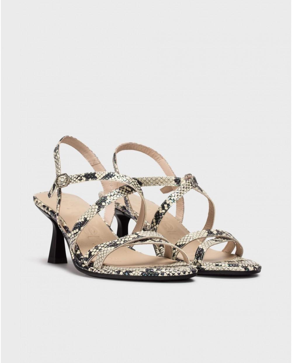 wonders Sandalias KAIA Serpiente Descuento por venta flash
