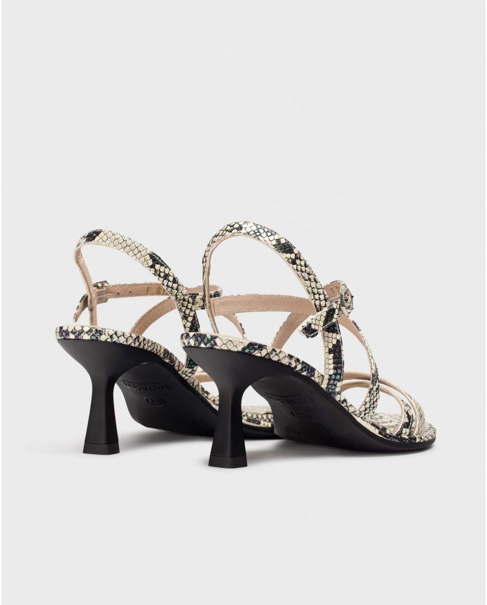 wonders Sandalias KAIA Serpiente Descuento por venta flash