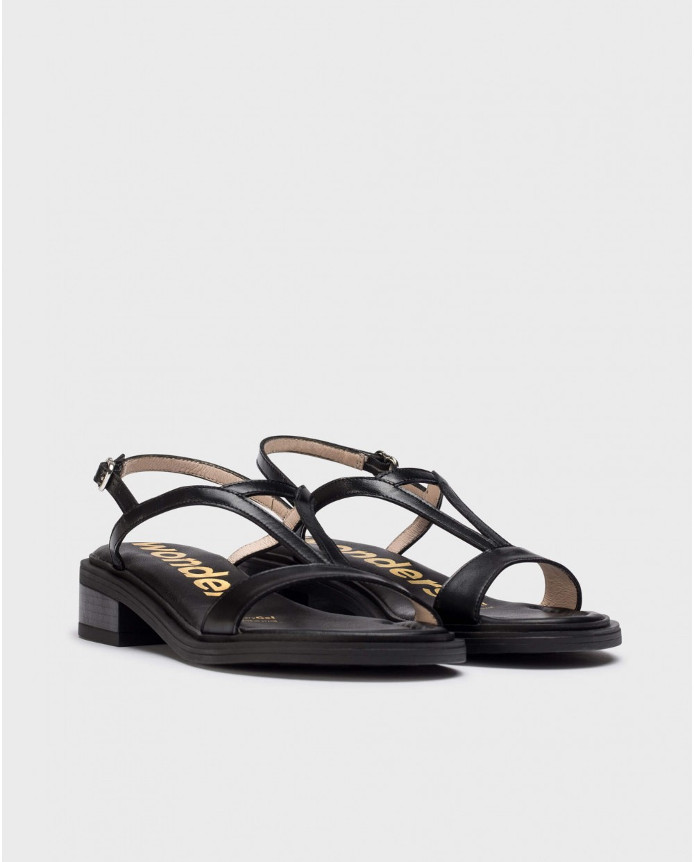 wonders Sandalias ANAHÍ Negras Ofertas de temporada