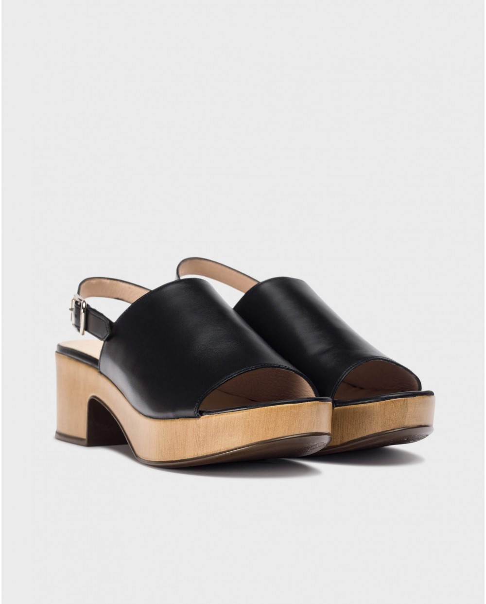 wonders Sandalias MIÉRCOLES 50-P Negras Rebajas de fin de temporada