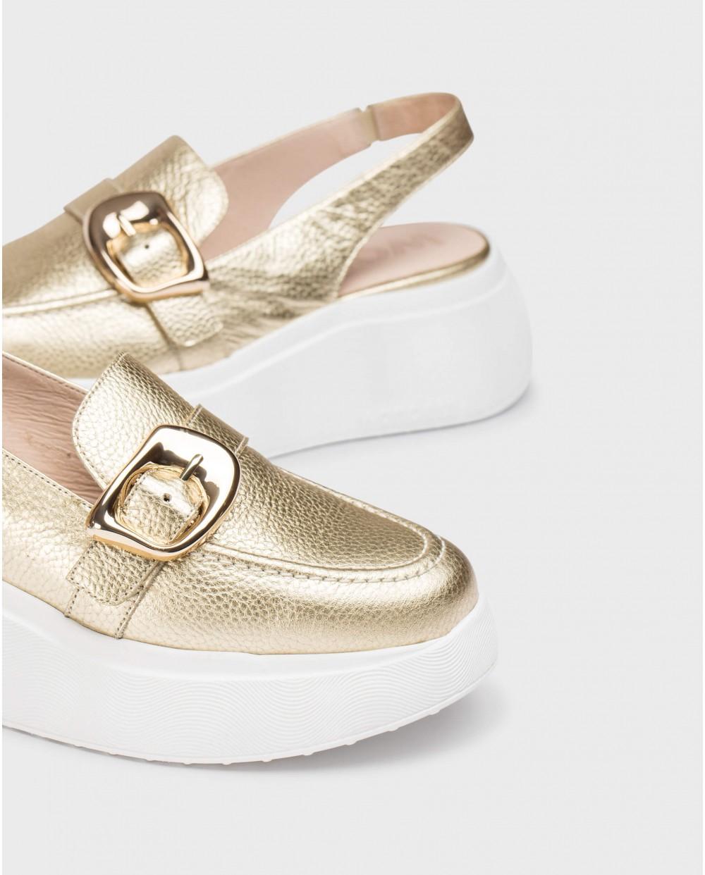 wonders Zapatos Destalonados ACALIA Oro En línea