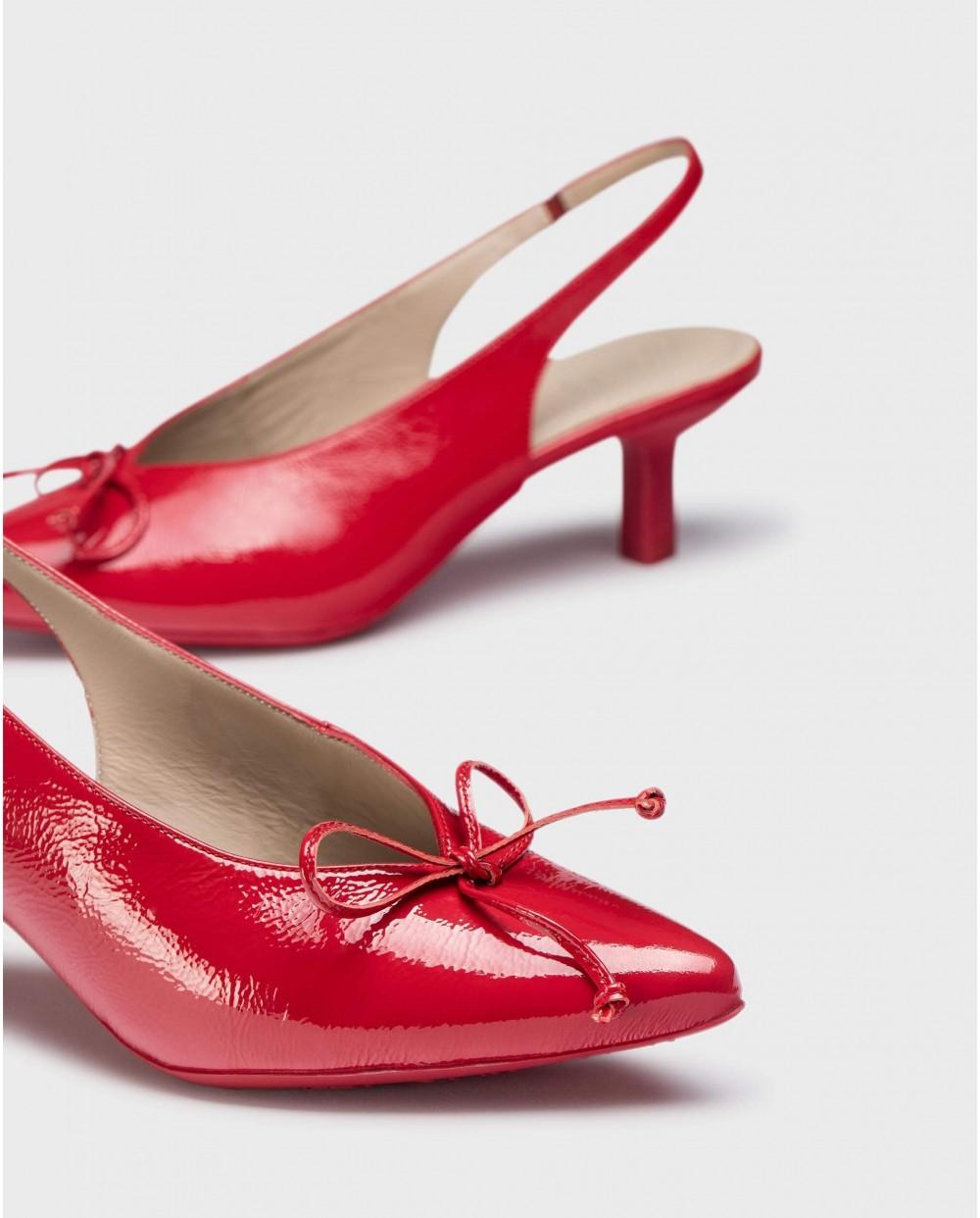 wonders Zapatos destalonados INGRID Rojos Ofertas
