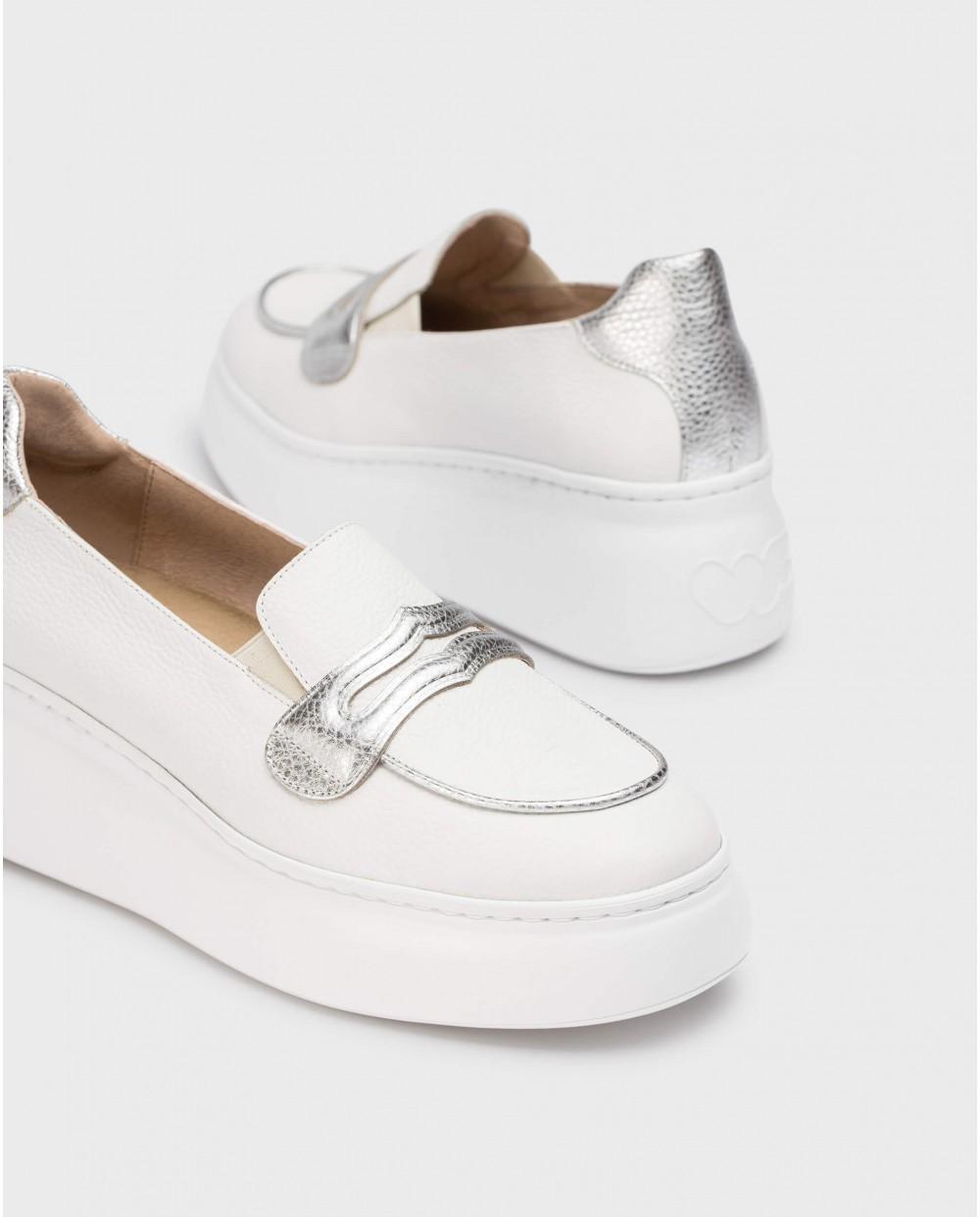 wonders Mocasines BACÁN Blancos Venta caliente