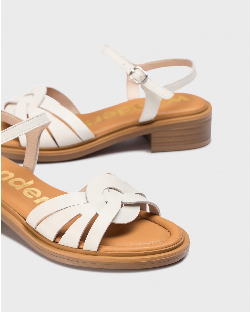 wonders Sandalias GIOVANNA Blancas Rebajas de fábrica