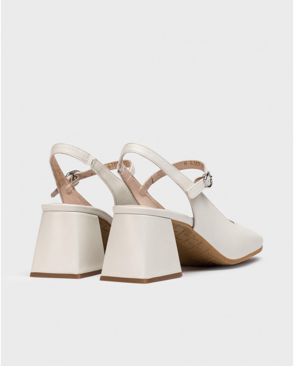 wonders Zapatos destalonados JANE Blancas Ventas relámpago