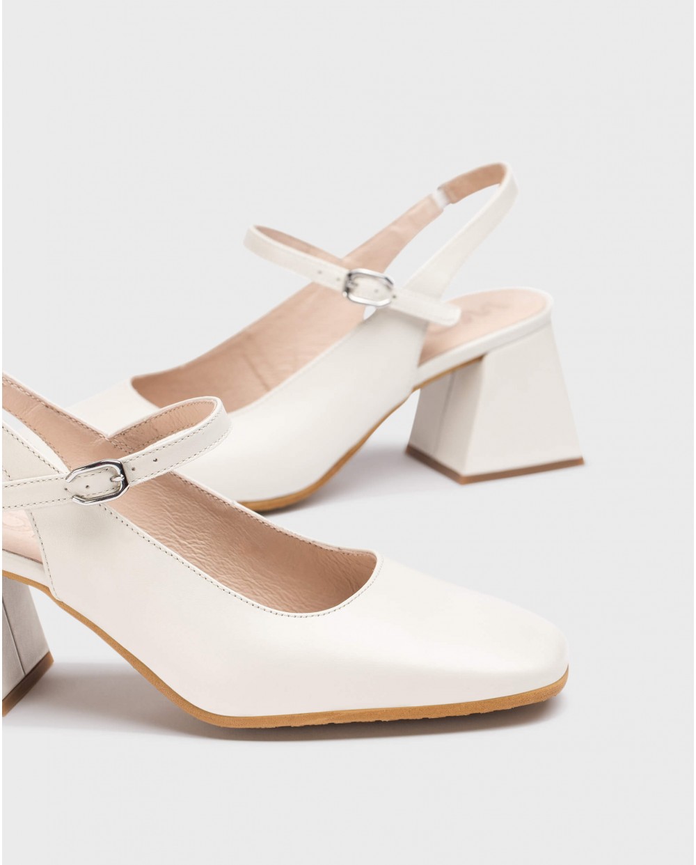 wonders Zapatos destalonados JANE Blancas Ventas relámpago