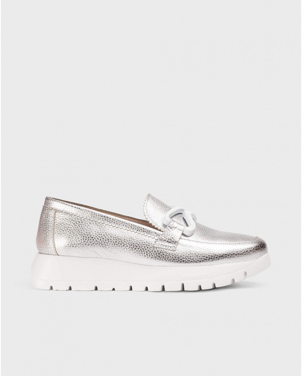 wonders Mocasines AURA Plata