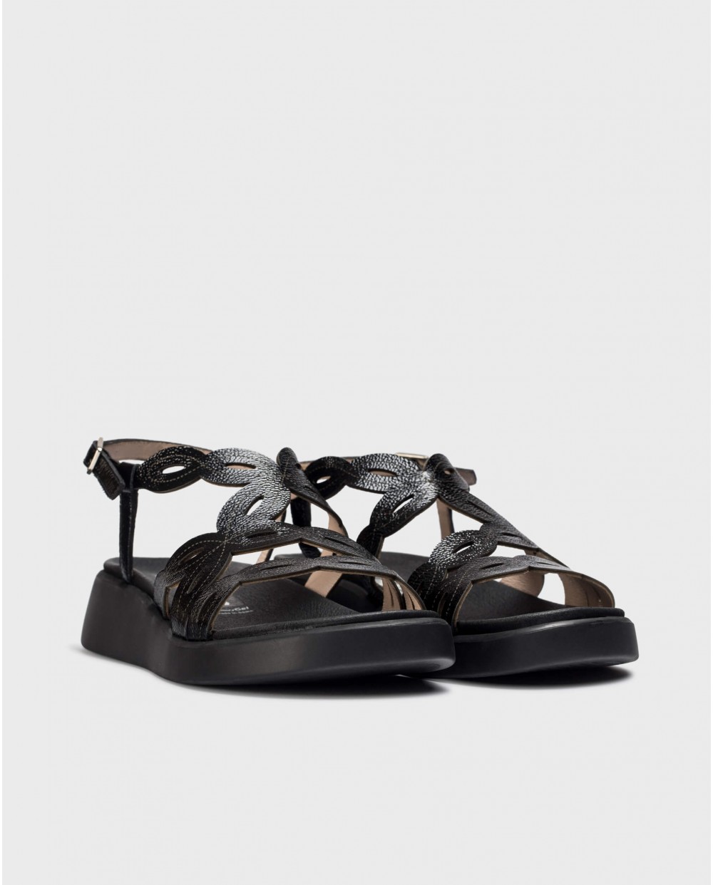 wonders Sandalias DARYA Negras En oferta