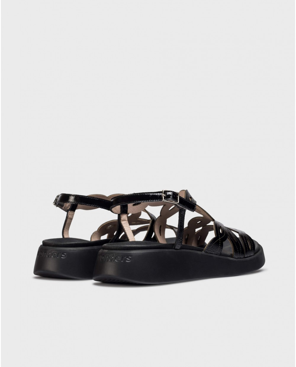 wonders Sandalias DARYA Negras En oferta