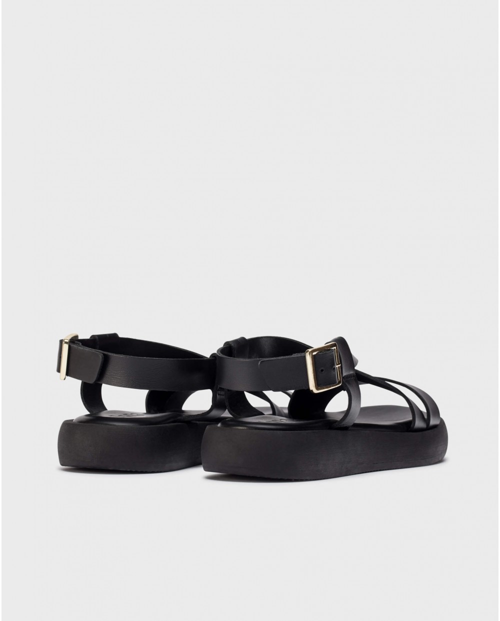 wonders Sandalias AUSTRA Negras Oferta exclusiva