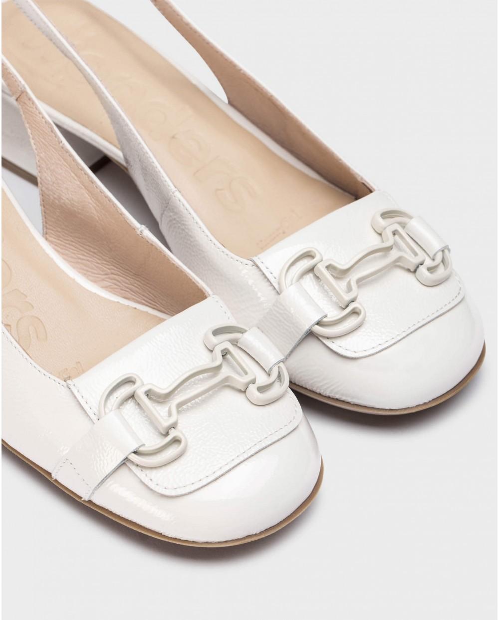wonders Zapatos CHARO Blancos Ofertas de temporada