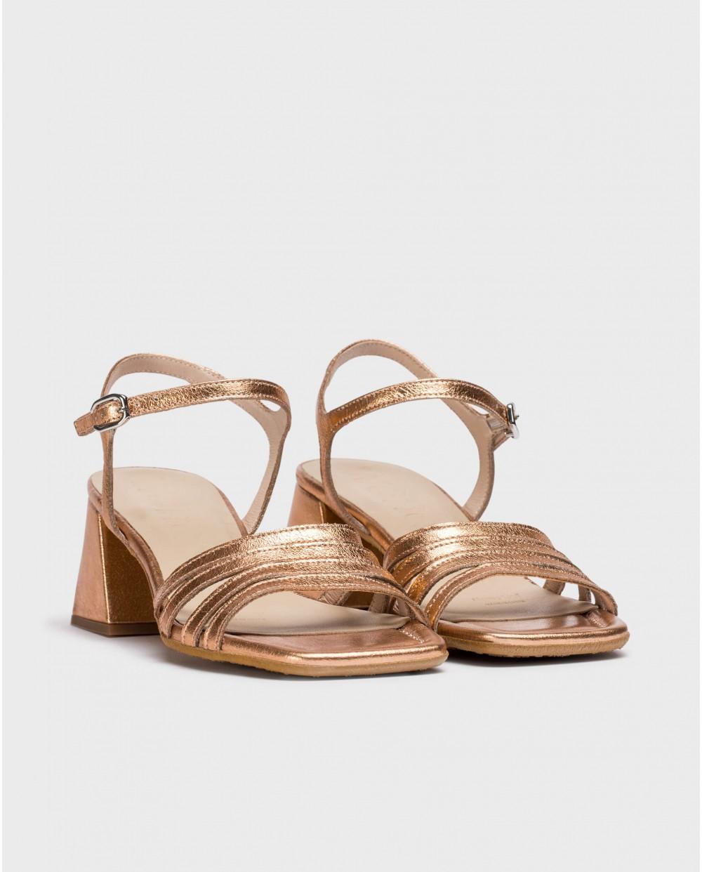 wonders Sandalias MARCIA Oro Rosa Outlet online
