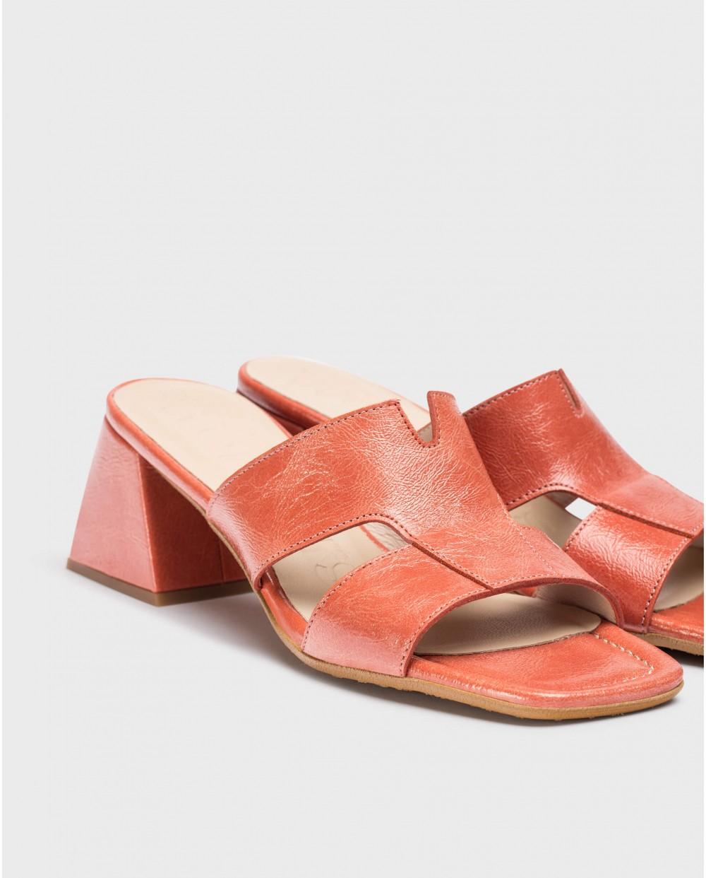 wonders Sandalias FLAVIA Coral Mejor oferta