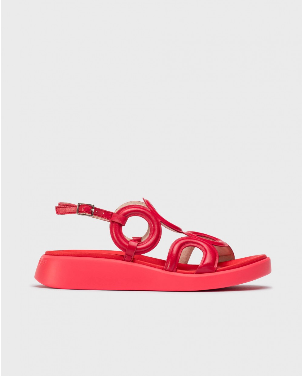wonders Sandalias TOLEDO Rojos En oferta