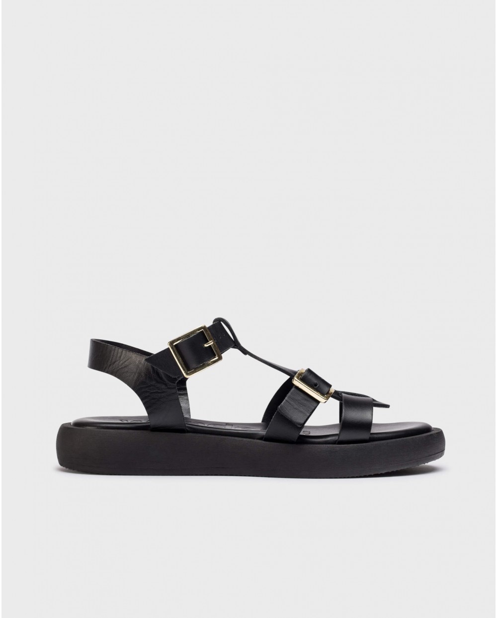 wonders Sandalias LUZ Negras Rebajas