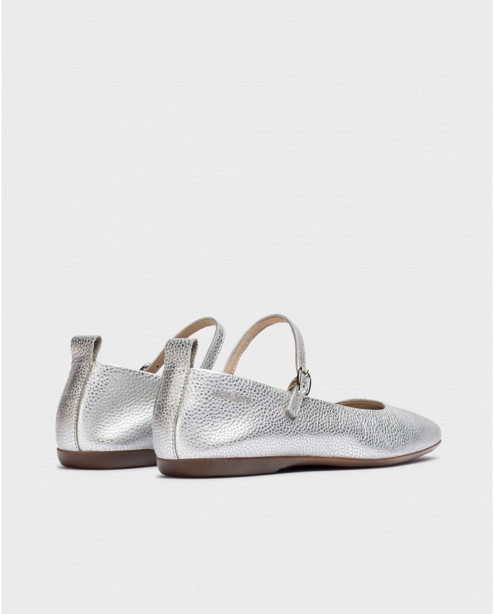 wonders Bailarina SEUL plata Venta caliente