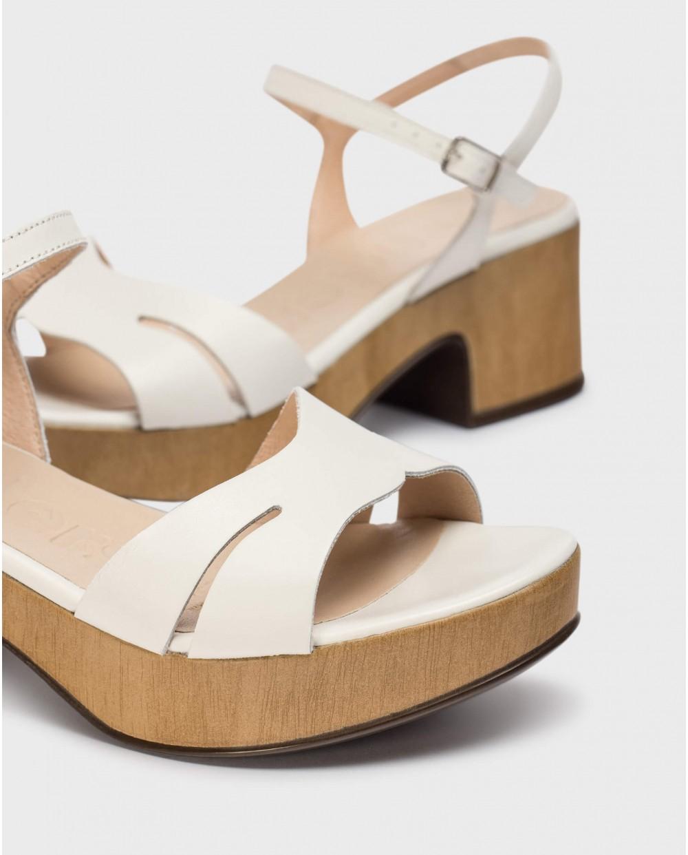 wonders Sandalias ELARA Blancas Ventas relámpago