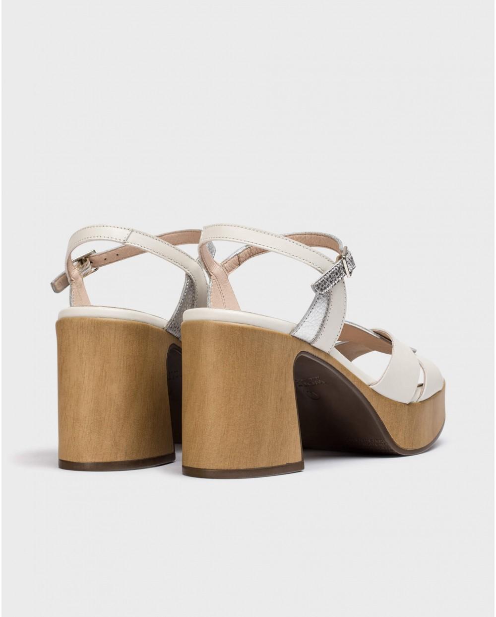 wonders Sandalias SORAYA Blancas Descuento