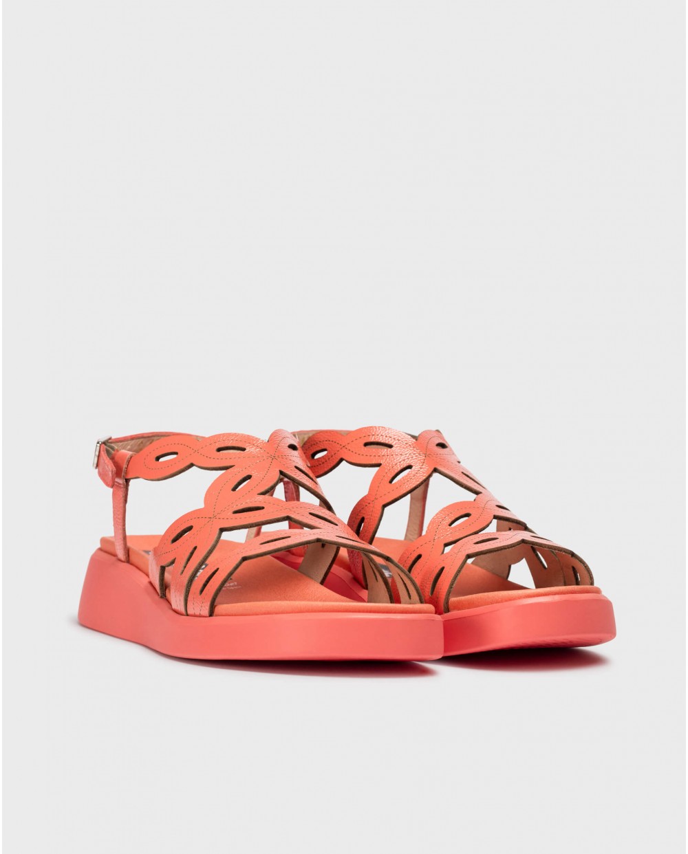 wonders Sandalias DARYA Coral Mejor oferta