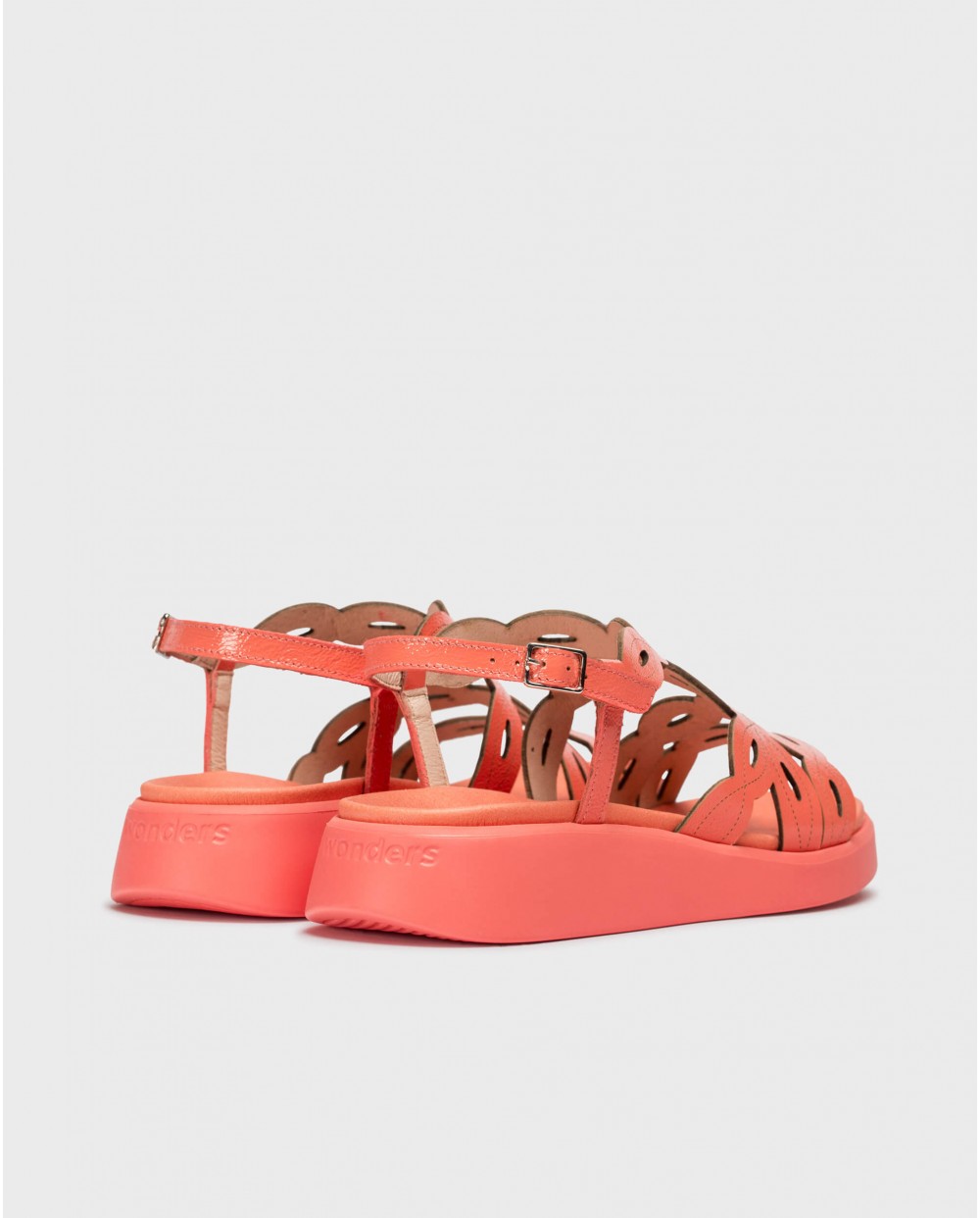 wonders Sandalias DARYA Coral Mejor oferta