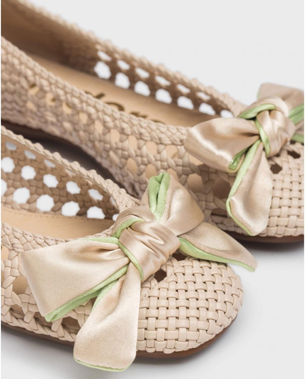 wonders Bailarina BOW Beige Envío gratis
