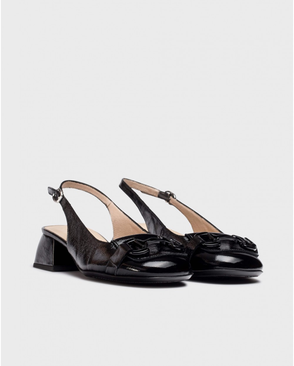 wonders Zapatos CHARO Negros Envío gratis