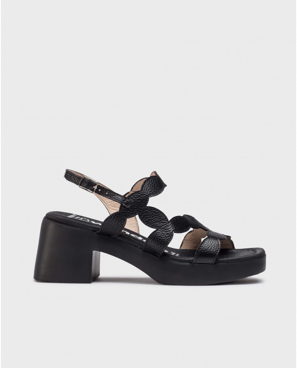 wonders Sandalias HURA Negras
