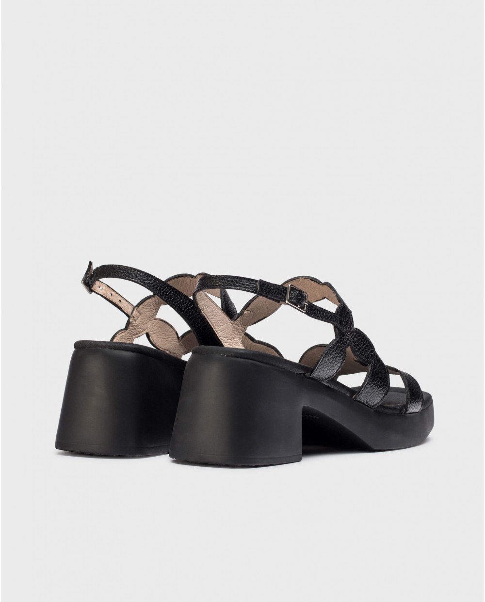 wonders Sandalias HURA Negras Últimos 3 días