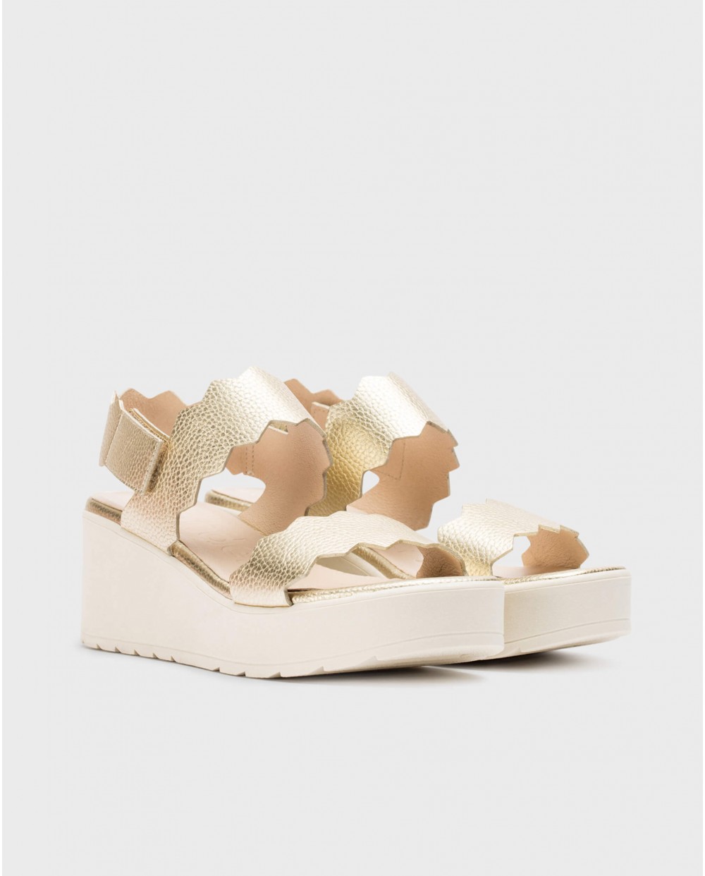 wonders Sandalias PÚRPURA Platino Precio de fábrica