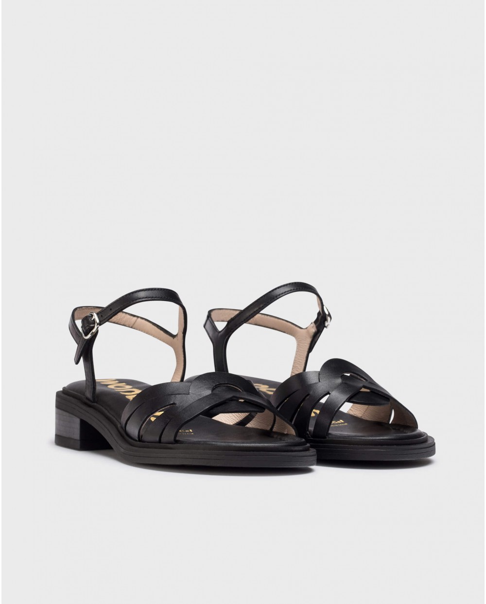 wonders Sandalias GIOVANNA Negras Oferta especial de fábrica