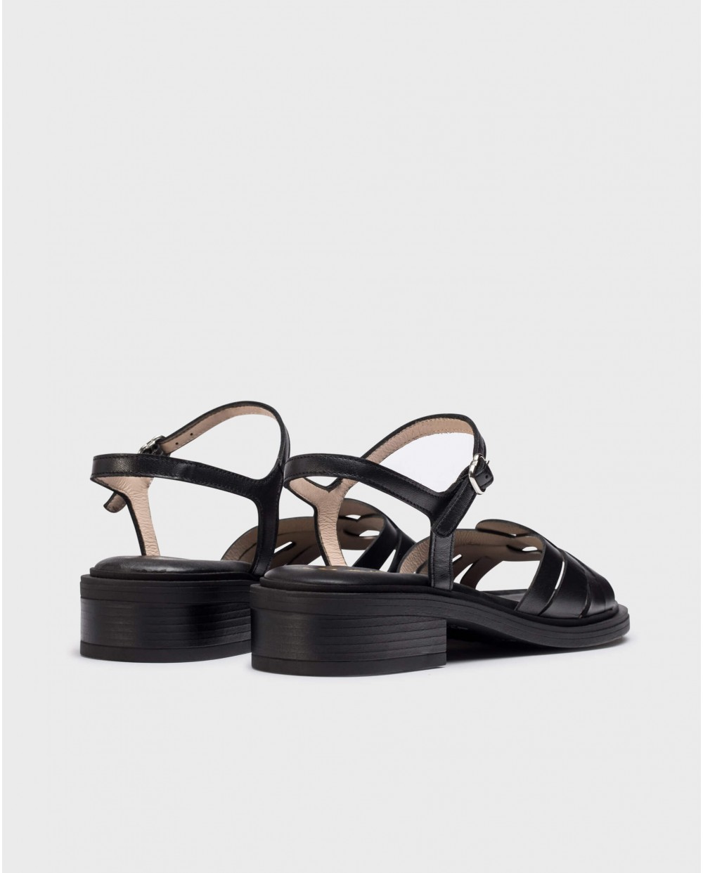 wonders Sandalias GIOVANNA Negras Oferta especial de fábrica