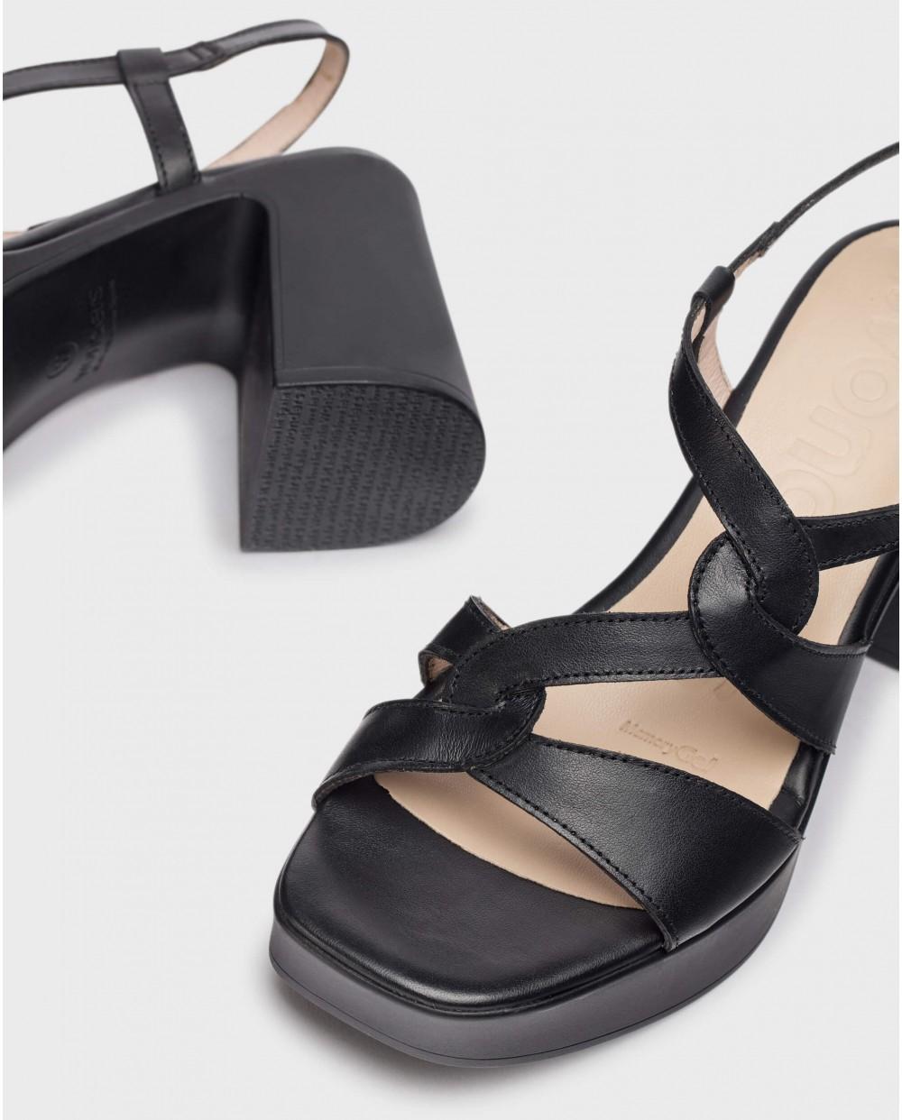 wonders Sandalias INDIRA Negras Solo queda un día