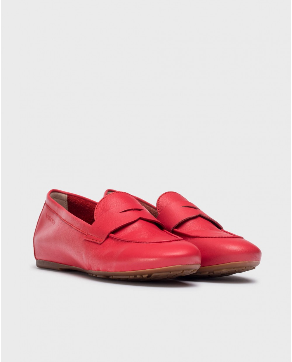 wonders Mocasines ANITA Rojos Oferta exclusiva