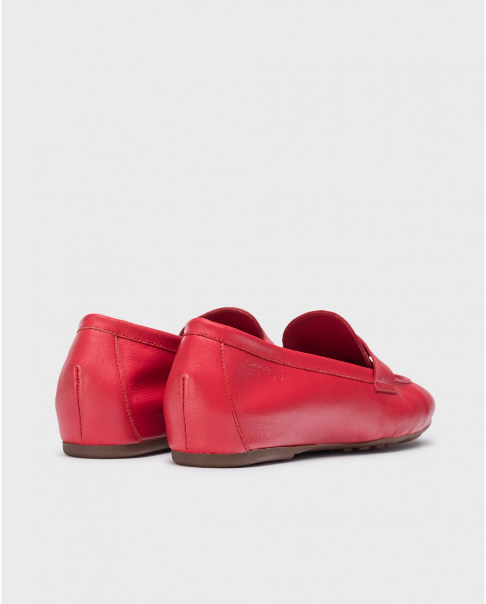 wonders Mocasines ANITA Rojos Oferta exclusiva