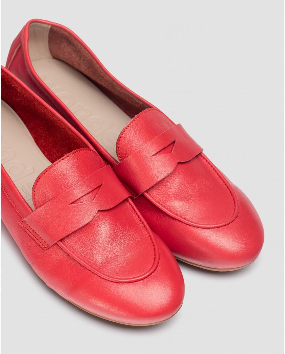 wonders Mocasines ANITA Rojos Oferta exclusiva