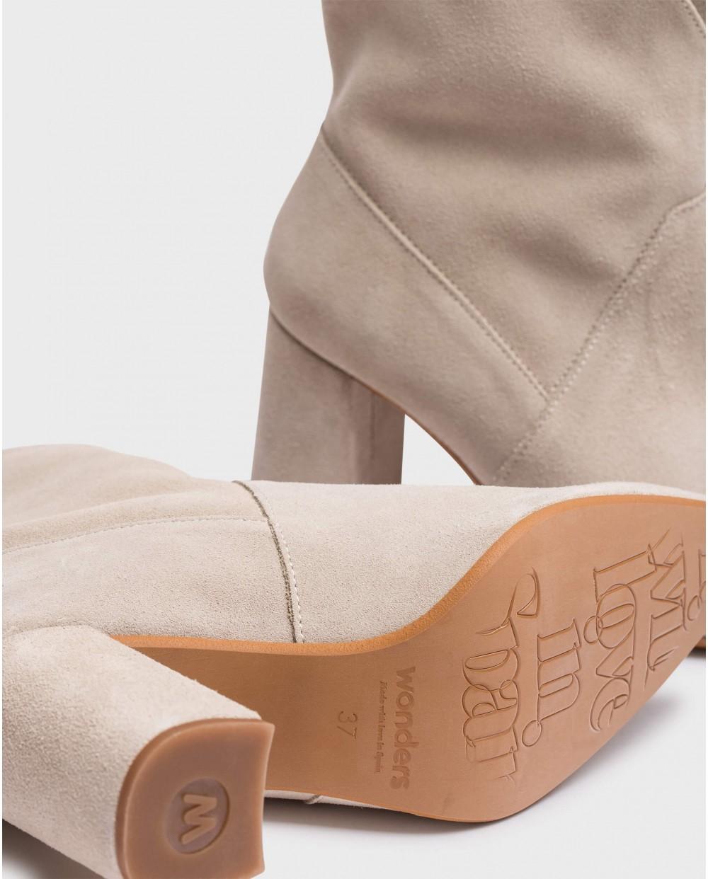 wonders Botín NEREIDA Beige Ofertas especiales