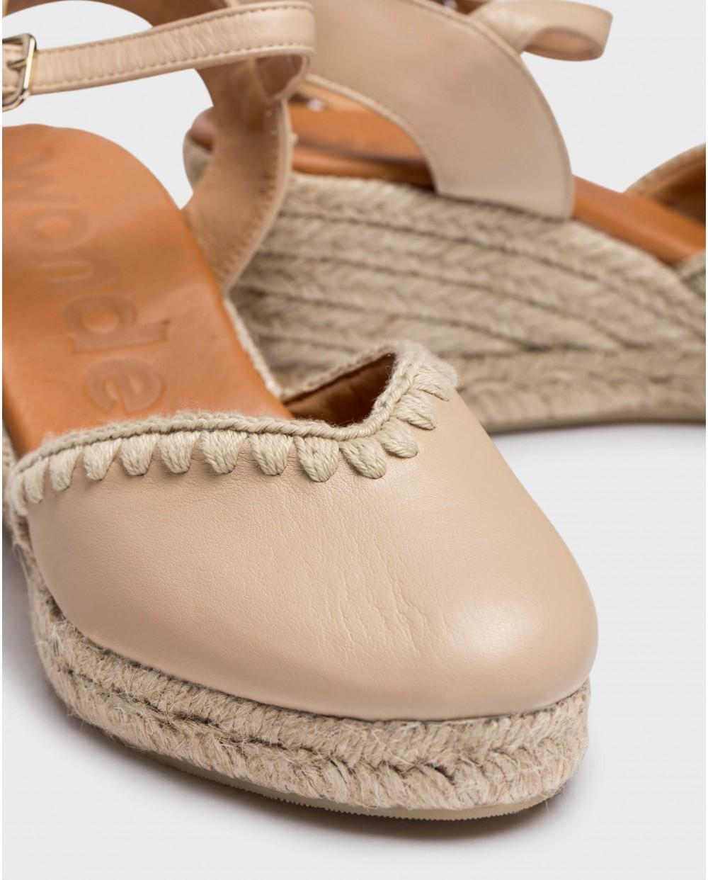 wonders Alpargata MALIBU Crema Rebajas de fin de temporada