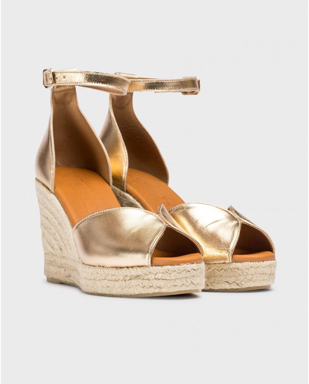 wonders Alpargata MANLY Oro Outlet online